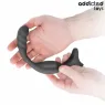 Anneau double vibrant Addicted Toys pour prostate et pénis en silicone noir