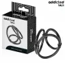 Dreifacher Penisring Addicted Toys aus weichem Silikon - 3 Größen L, M, S für langanhaltende Erektion