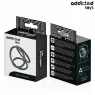 Anello penieno triplo Addicted Toys in silicone morbido - 3 misure L, M, S per erezione duratura