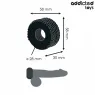 Anillo peniano extra grueso Addicted Toys negro para erecciones duraderas - vista general" }, { "fr": "Anneau pénien épais Addic