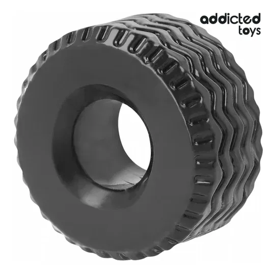 Thick penis ring Addicted Toys black for lasting erections - overview