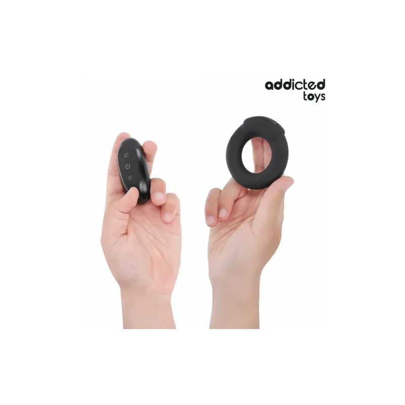 Heizender Vibrationsring Addicted Toys mit kabelloser Fernbedienung und Heizfunktion für Paare