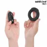 Heated vibrating ring Addicted Toys with wireless remote control and heating effect for couples