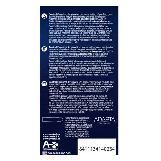 D-228814 CONTROL CONDOMS