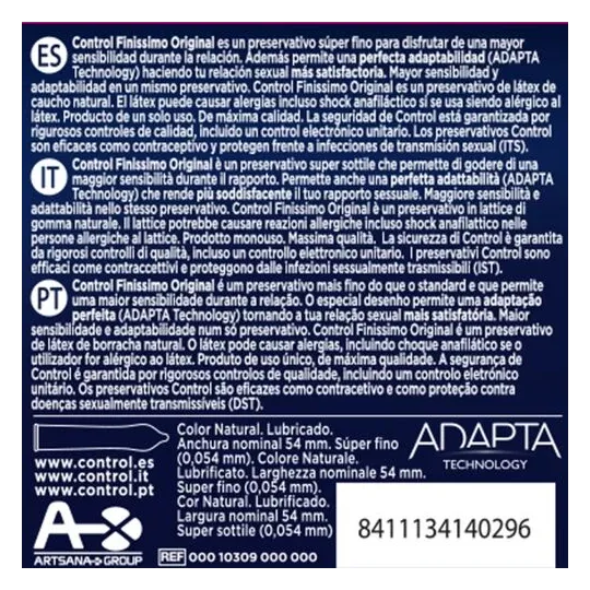 D-196004 CONTROL CONDOMS