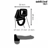 Jaula peneana flexible Addicted Toys negra – vista general con anillo testicular" }, { "id_image": 1533, "fr": "Anneau cage Addi