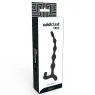 Addicted Toys black TPR anal beads chain 22 cm with 5 progressive beads for beginners
