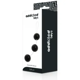 Bolas anales ADDICTED TOYS de ABS azul, superficie lisa sin costuras, Ø3,6 cm