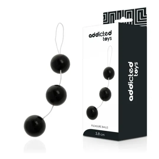 ADDICTED TOYS ABS Analperlen blau, glatte nahtlose Oberfläche, Ø3,6 cm, für anale Stimulation