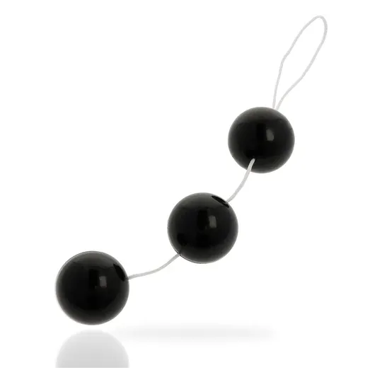 ADDICTED TOYS blue ABS anal beads, smooth seamless surface, 3.6 cm diameter, for anal pleasure