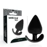 Bouchon anal ergonomique Addicted Toys TPR noir forme conique insertion facile 6,5 cm pour débutants