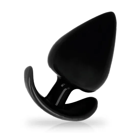 Bouchon anal Addicted Toys silicone double densité réaliste rose chair 8,5 cm forme conique