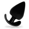 Bouchon anal Addicted Toys silicone double densité réaliste rose chair 8,5 cm forme conique