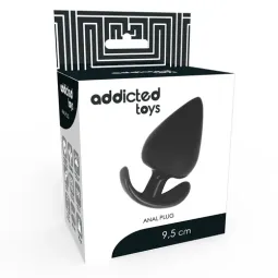 Addicted Toys Analplug 9,5 cm Silikon Doppeldichte hautfarben konische Form