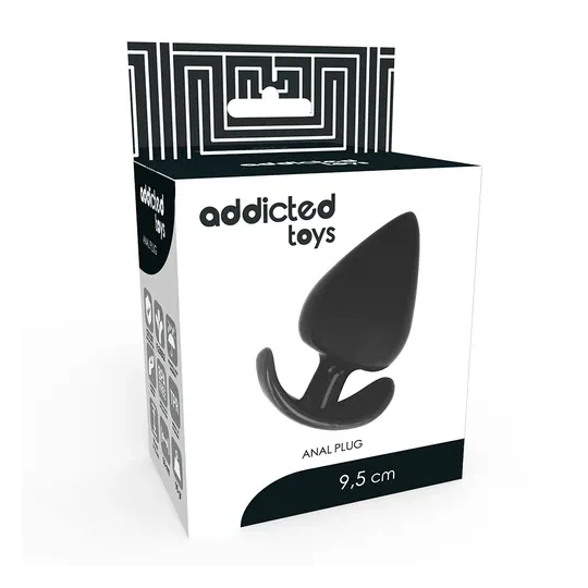 Bouchon anal Addicted Toys 9.5 cm silicone double densité couleur chair forme conique
