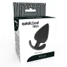 Tappo anale Addicted Toys 9,5 cm silicone doppia densità colore pelle forma conica