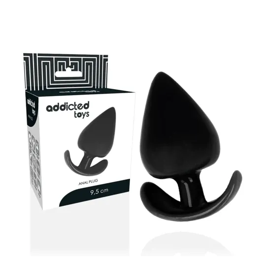 Bouchon anal Addicted Toys 9.5 cm silicone double densité couleur chair forme conique