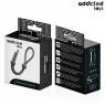 Double loop silicone cock ring black Addicted Toys - Precise control