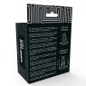Addicted Toys dilatatore anale trasparente doppio anello 3,5 cm 8 cm tubo cavo TPE impermeabile