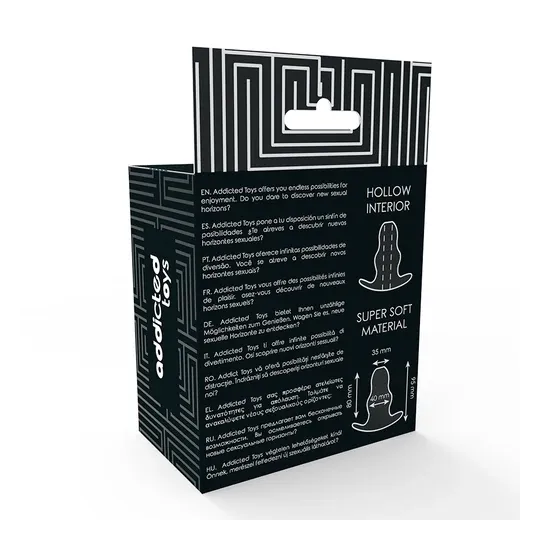 Dilatateur anal transparent ADDICTED TOYS – anneaux 3,5 cm et 4 cm pour dilatation progressive