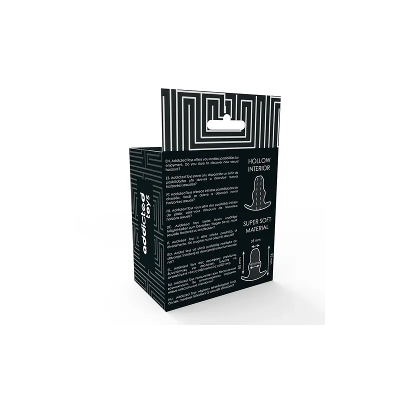 Transparenter Analdehner ADDICTED TOYS – Ringe 3,5 cm und 4 cm für sanfte Dehnung
