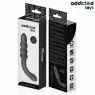 ADDICTED TOYS Doppel-Massagegerät Silikon 4 Progressive Perlen 16,5 cm - Vorderansicht