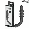 ADDICTED TOYS massaggiatore doppio silicone 4 perle progressive 16,5 cm - vista frontale