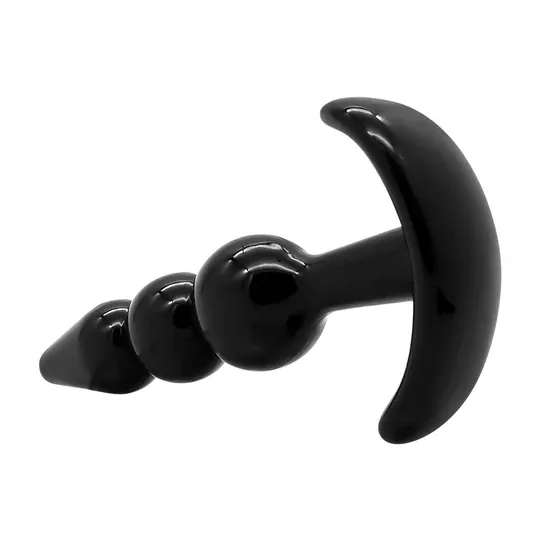 Set 4 plugs anaux Addicted Toys progression - kit anal noir TPE pour débutant