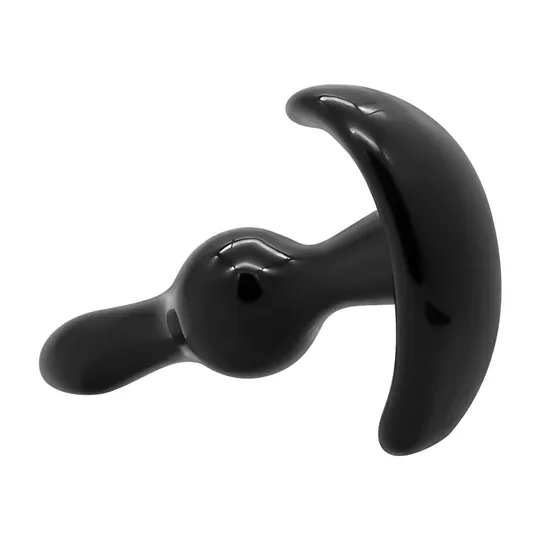Addicted Toys Analplug Set 4-teilig progressiv - schwarz TPE Anfänger