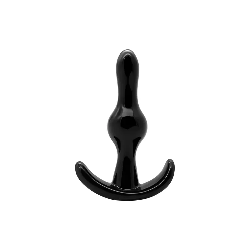Addicted Toys Analplug Set 4-teilig progressiv - schwarz TPE Anfänger