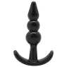 Set 4 plug anali Addicted Toys progressivi nero TPE per principianti