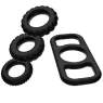 Juego de 4 anillos de pene Addicted Toys de silicona suave, tallas progresivas." }, { "fr": "Anneau pénien Addicted Toys en sili