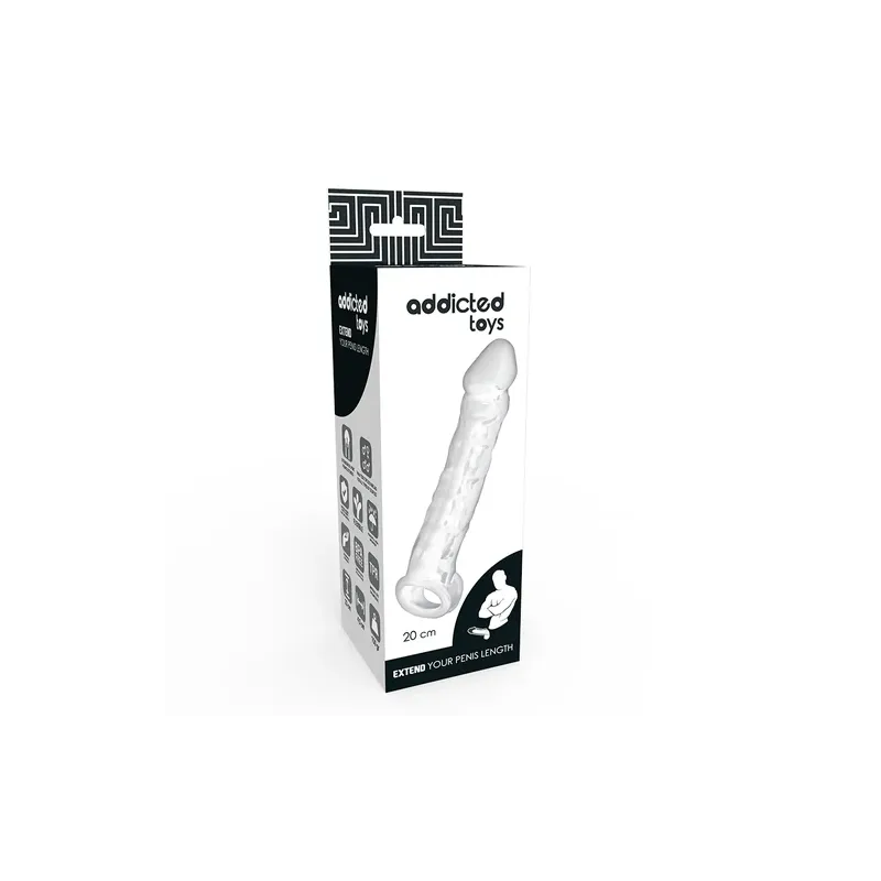 Estensione del pene trasparente Addicted Toys +2,5 cm vista principale