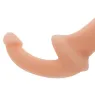 Addicted Toys dildo senza imbracatura doppio piacere stimolazione punto G, colore pelle, sonda curva