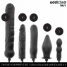 XL inflatable dildo Addicted Toys model 5 front view soft silicone adjustable for P-spot stimulation
