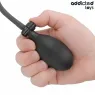 XL inflatable dildo Addicted Toys model 5 front view soft silicone adjustable for P-spot stimulation
