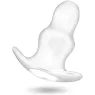 Dilatateur anal progressif Addicted Toys double anneau 5cm 7cm transparent TPE
