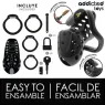Addicted Toys Locked shackled chastity cage 10.5 cm front view