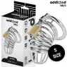 Cage de chasteté métal Addicted Toys Locked Iron Cell taille S anneau 40mm avec serrure et clés - contrôle sécurisé