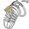 Cage de chasteté métal Addicted Toys Locked Iron Cell taille L vue d'ensemble