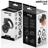 Cage de chasteté silencieuse 7,5 cm ADDICTED TOYS LOCKED – vue d’ensemble noire