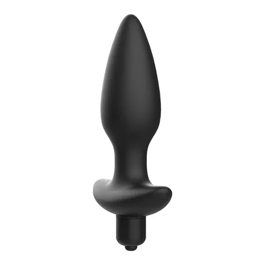 ADDICTED TOYS plug anal vibrant noir en silicone médical pour massage prostate vue avant