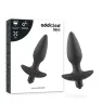 ADDICTED TOYS plug anal vibrant noir en silicone médical pour massage prostate vue avant