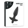 ADDICTED TOYS schwarzer Silikon Vibrations-Plug Prostata-Massager Vorderansicht