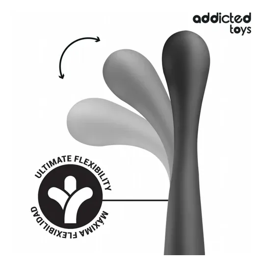 Masajeador anal progresivo Addicted Toys de silicona médica 22,5 cm - grosor progresivo para estimulación profunda