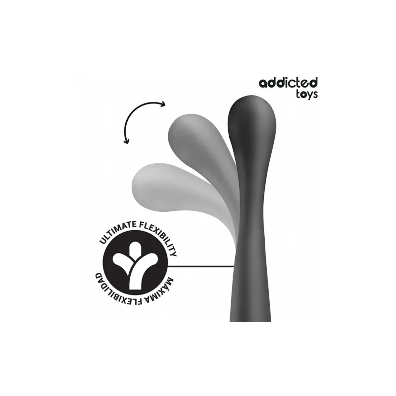 Masajeador anal progresivo Addicted Toys de silicona médica 22,5 cm - grosor progresivo para estimulación profunda