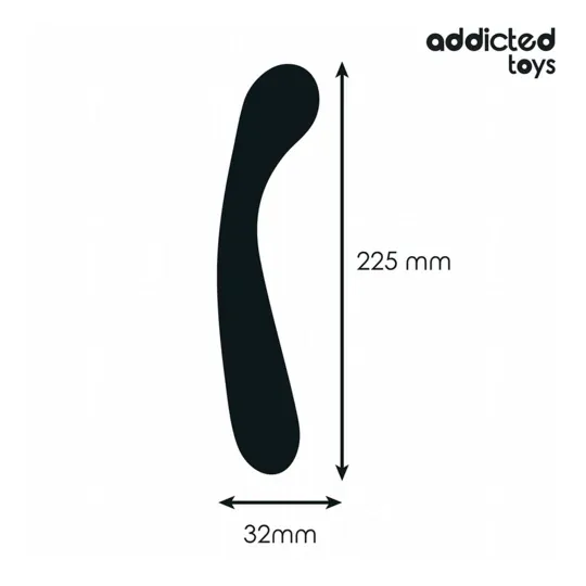Progressiver Analmassager Addicted Toys aus medizinischem Silikon 22,5 cm - progressive Dicke für tiefe Stimulation