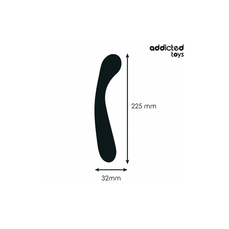 Progressiver Analmassager Addicted Toys aus medizinischem Silikon 22,5 cm - progressive Dicke für tiefe Stimulation