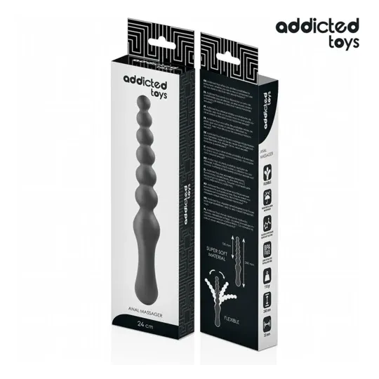 ADDICTED TOYS Progressiver Analmassagegerät 24 cm aus medizinischem Silikon – Produktübersicht