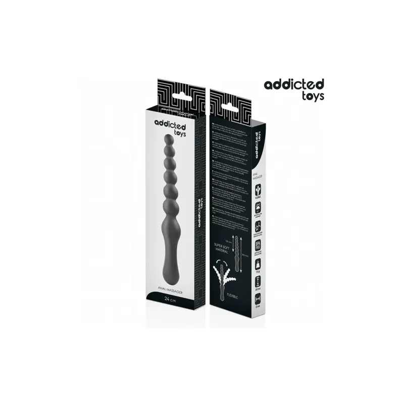 ADDICTED TOYS Progressive anal massager 24 cm medical silicone – product overview